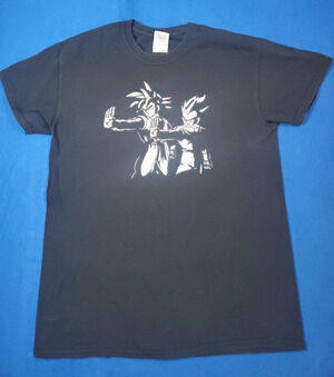 Supersayan Goku Vegeta Vintage T-Shirt Men's Size Medium